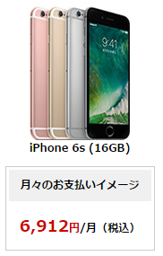 ドコモで新規契約でiPhone6sの16GB契約時の賞金シミュレート結果