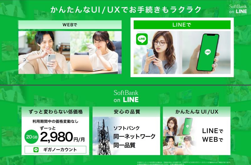 「SoftBank on LINE」のプラン内容_2