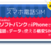 bモバイルSはソフトバンク版iPhoneで通話ができる格安SIM